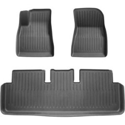 INF Tapis de sol moulés par injection pour Tesla Model 3 2023-2024 Conduite à gauche