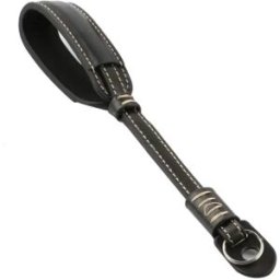INF Dragonne en cuir PU pour appareils photo Sony, Fujifilm, Nikon, Panasonic, Olympus et Leica Le noir