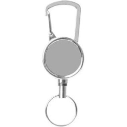 INF Porte-clés Rétractable 2 Pièces - Support de Clés Extérieur en Alliage d'Aluminium