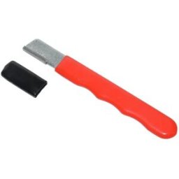 INF Aiguiseur de couteaux portable pour l'extérieur et la cuisine Rouge