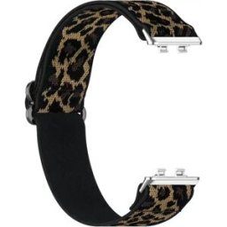 INF Bracelet élastique tissé en nylon avec perle en acier, compatible avec Huawei Band 11/11 NFC/11 Pro/11 Pro NFC, 17.5cm x 2cm Multicolore