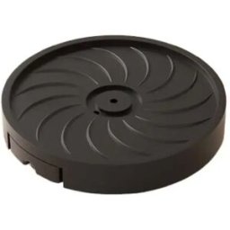 INF Support de Pot de Fleurs Mobile à 4 Roues - Facilite le Déplacement de Vos Plantes Le noir 22 cm