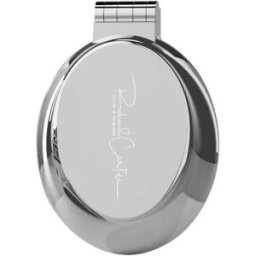 INF Brosse à Cheveux Pliante Ovale Électroplaquée Portable - Argentée