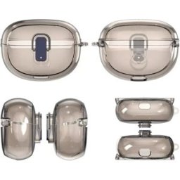 INF Étui de protection en TPU pour écouteurs Bluetooth ouverts Bose Ultra Gris