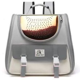 INF Sac à Dos de Transport pour Animaux - Portable & Confortable Gris laser