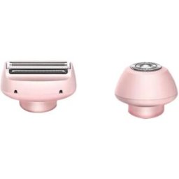 INF Tête de rasoir de remplacement 2-en-1 pour tondeuse - Lame céramique, double-grille, tête flottante lavable avec sécurité Rose