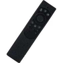 INF Étui de protection en silicone compatible avec la télécommande solaire Samsung BN59 - Antichoc, antidérapant Le noir