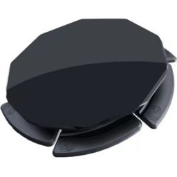 INF Support Téléphone Voiture 80mm avec Adhésif pour Tableaux de Bord Irréguliers