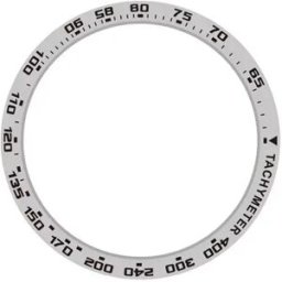 INF Bague de Lunette Argent & Noir Échelle de Vitesse 45mm Compatible avec Samsung Galaxy Watch 5 Pro