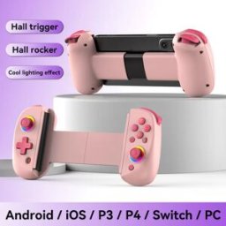 INF Gamepad extensible sans fil D8 pour téléphones et tablettes Rose