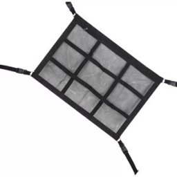 INF Filet de Rangement pour Toit de Voiture Compatible avec Voitures, Filet de Rangement Suspendu 90x65cm en Polyester et