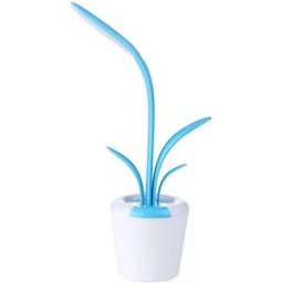 INF Lampe de bureau LED pour la protection des yeux - Contrôle tactile, plusieurs niveaux de gradation, lumière douce Bleu
