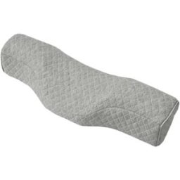 INF Oreiller cervical en mousse à mémoire magnétique avec pierres d'acupression et housse zippée lavable - Soutien cervical Gris