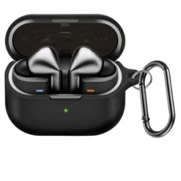 INF Étui de protection en silicone pour Samsung Galaxy Buds3/Buds3 Pro Le noir