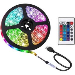 INF Bande lumineuse LED étanche avec télécommande 2,5 mètres