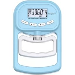 INF Dynamomètre Électronique Rechargeable 180kg Testeur de Force de Préhension Bleu