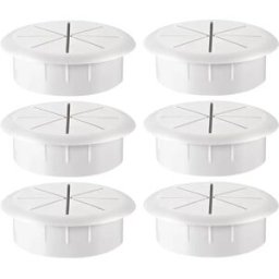INF Passe-câble de table 50 mm, pack de 6
