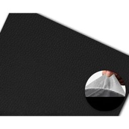 INF Patch de Réparation Auto-Adhésif en Cuir PU - 35x137cm - Pour Canapés, Sièges Auto et Meubles Café noir