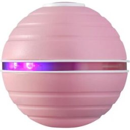 INF Balle de jeu automatique 2-en-1 pour chat avec pointeur laser - Divertissement interactif pour animaux Rose