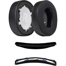 INF Ensemble de Couvre-Écouteurs en Gel Noir Glacé Compatible avec JBL TUNE T700BT T710 720 T750BTNC T760NC - 3 Pièces