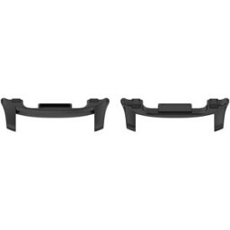 INF Connecteurs Anti-Oscillation pour Samsung Watch 8/8 Classic (Embouts en Acier avec Inserts en Caoutchouc) - Lot de 2 Le noir 20 mm