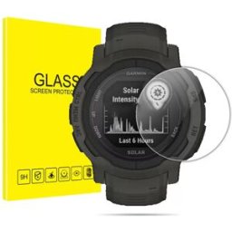INF Protecteur d'écran Garmin Instinct 2, lot de 2 en verre trempé HD