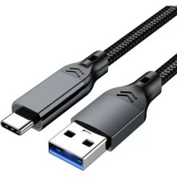 INF Câble USB 3.2 Type-C : Transfert de données à haute vitesse 10 Gbps et charge rapide 60 W Le noir 5 m