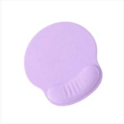INF Tapis de souris en silicone de bureau avec repose-poignet ergonomique en lycra - Violet antidérapant, support clavier pour