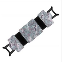 INF Sangle main triangulaire multifonction pour tablette - support cuir imprimé, sangle élastique légère, compatible avec iPad