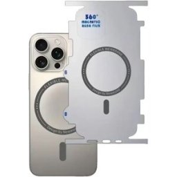 INF Film de protection arrière 360° magnétique compatible avec iPhone 16 Pro - Finition mate