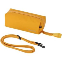INF Étui grand volume en cuir PU, pochette Lycra jaune, compatible avec DJI Pocket 4/3 - stockage tout-en-un