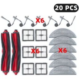 INF Kit d'accessoires de remplacement pour un nettoyage amélioré pour Roborock Q10 S5