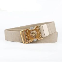 INF Ceinture élastique tactique à boucle alliage double fente à dégagement rapide - Taille 33-37, Convient 70-95kg, Plusieurs Kaki
