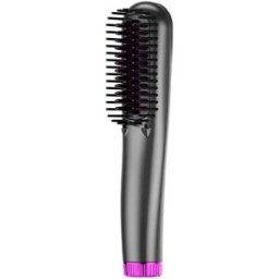 INF Brosse 2-en-1 Lissante et Boucleur avec Technologie Plasma - Grise