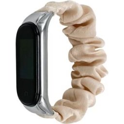 INF Bracelet Élastique Chouchou Compatible avec Xiaomi Mi Band 8 - Confort et Style Abricot