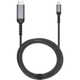 INF Câble adaptateur 4K 60 Hz Convertisseur de câble USB C vers HDMI 2
