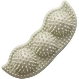 INF Jouet à mâcher pour chien en TPR en forme de pois pour la dentition et les soins dentaires Vert