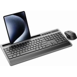 INF Ensemble Clavier et Souris Sans Fil 2.4G avec Contrôle du Volume et Conception Ergonomique