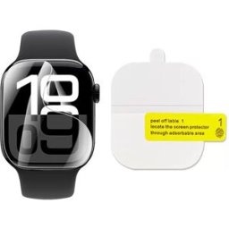 INF Protection d'écran Apple Watch Compatible avec iWatch S10 46mm - Film Hydrogel HD Courbé (Lot de 3)