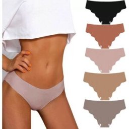 INF Culotte taille basse sans coutures avec bordure en nuage (pack de 5) S