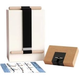 INF Bande de résistance rose avec pédale pour sit-ups et poignées en hêtre - Latex pour entraînement du tronc et correction de Le noir