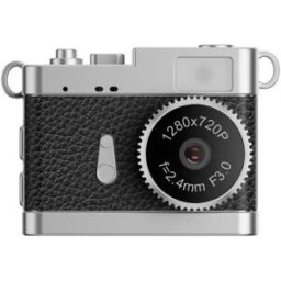INF Mini caméra Vlog portable : Vidéo HD 1080P, écran IPS 0,96", lumière de remplissage LED Le noir