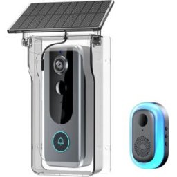 INF Sonnette Vidéo HD Sans Fil avec Audio Bidirectionnel et Protection Pluie - Sécurité Domestique Intelligente