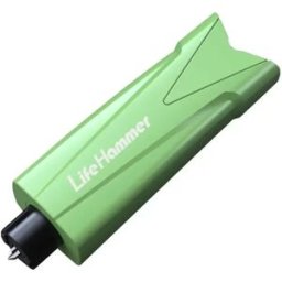 INF Mini Marteau de Sécurité Auto - Outil d'Évacuation d'Urgence avec Coupe-Ceinture & Brise-Vitre Vert