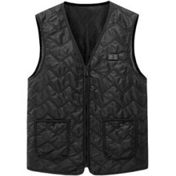 INF Gilet Chauffant avec Batterie 10000mAh - Gilet Chauffant Alimenté par USB L
