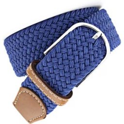 INF Ceinture élastique en sangle - 107 cm Bleu Bleu