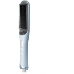 INF Brosse Lissante LCD Portable - Peigne Lissant et Bouclant 2-en-1 Bleu