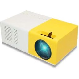 INF Projecteur portable au format de poche Blanc / Jaune