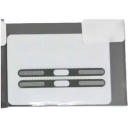 INF Autocollants de protection anti-poussière en métal compatibles avec iPhone 17 Pro Max - Lot de 2 Le noir