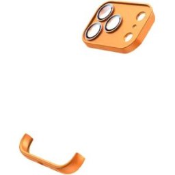 INF Coque Orange True Borderless en TPU Compatible avec iPhone 17 Pro - Antichoc & Protection de l'objectif